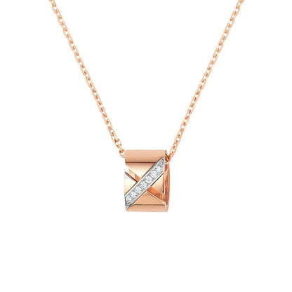 [Clara Jewels]LIENS EVIDENCE DIAMOND NECKLACE
