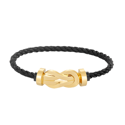 [Clara Jewels]CHANCE LARGE 8 FIGURE BUCKLE NO DIAMOND BRACELET GOLD