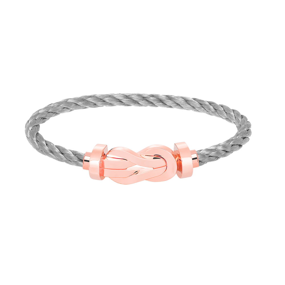[Clara Jewels]CHANCE LARGE 8 FIGURE BUCKLE NO DIAMOND BRACELET ROSE GOLD