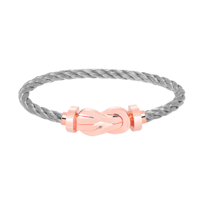 [Clara Jewels]CHANCE LARGE 8 FIGURE BUCKLE NO DIAMOND BRACELET ROSE GOLD