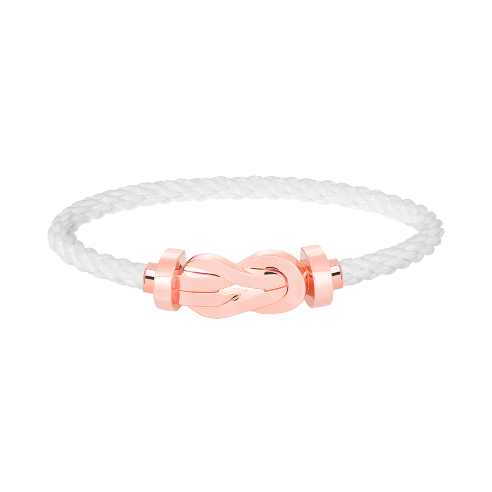 [Clara Jewels]CHANCE LARGE 8 FIGURE BUCKLE NO DIAMOND BRACELET ROSE GOLD