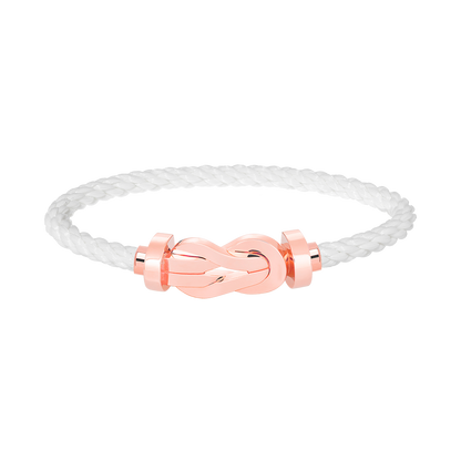 [Clara Jewels]CHANCE LARGE 8 FIGURE BUCKLE NO DIAMOND BRACELET ROSE GOLD