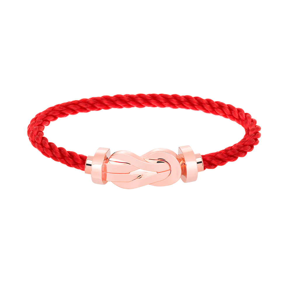 [Clara Jewels]CHANCE LARGE 8 FIGURE BUCKLE NO DIAMOND BRACELET ROSE GOLD
