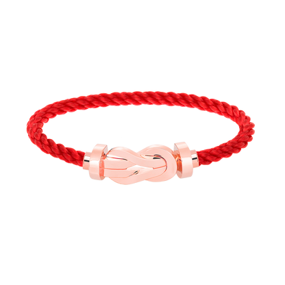 [Clara Jewels]CHANCE LARGE 8 FIGURE BUCKLE NO DIAMOND BRACELET ROSE GOLD