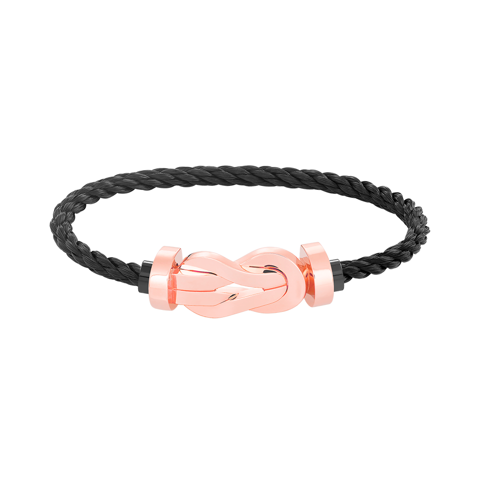 [Clara Jewels]CHANCE LARGE 8 FIGURE BUCKLE NO DIAMOND BRACELET ROSE GOLD