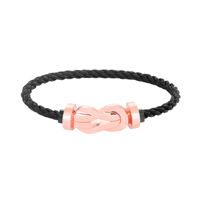 [Clara Jewels]CHANCE LARGE 8 FIGURE BUCKLE NO DIAMOND BRACELET ROSE GOLD