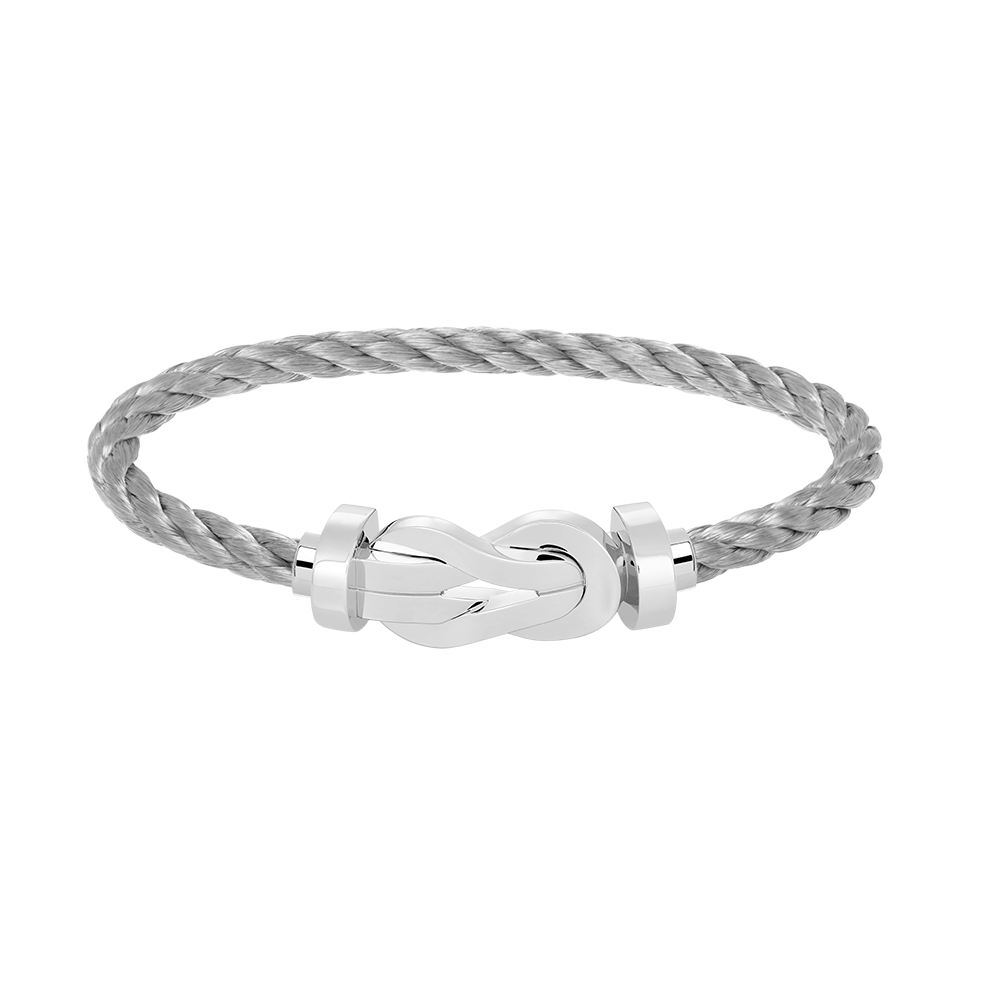 [Clara Jewels]CHANCE LARGE 8 FIGURE BUCKLE NO DIAMOND BRACELET SILVER