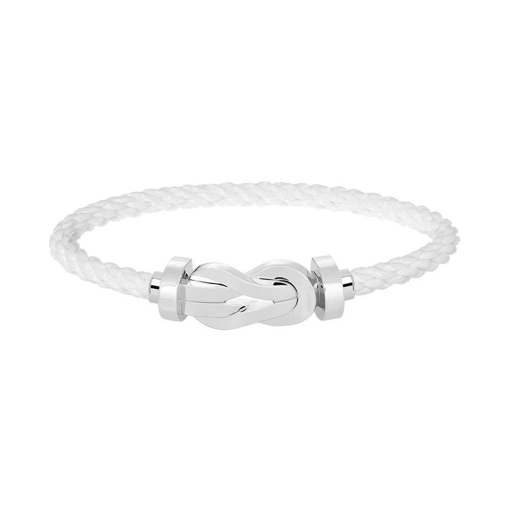 [Clara Jewels]CHANCE LARGE 8 FIGURE BUCKLE NO DIAMOND BRACELET SILVER