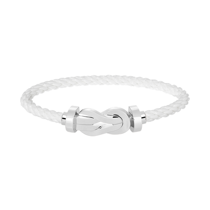 [Clara Jewels]CHANCE LARGE 8 FIGURE BUCKLE NO DIAMOND BRACELET SILVER