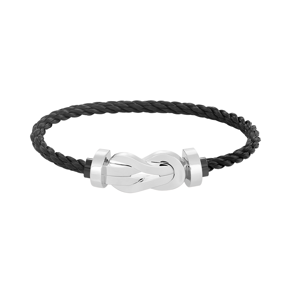 [Clara Jewels]CHANCE LARGE 8 FIGURE BUCKLE NO DIAMOND BRACELET SILVER