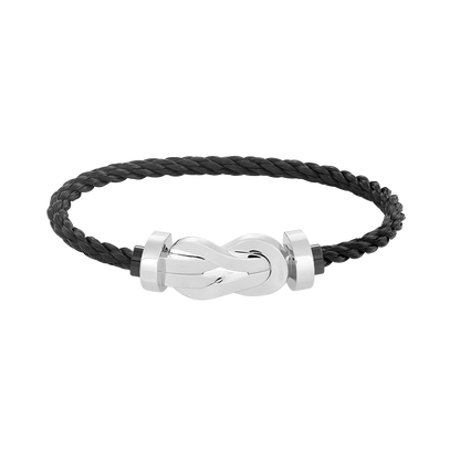 [Clara Jewels]CHANCE LARGE 8 FIGURE BUCKLE NO DIAMOND BRACELET SILVER