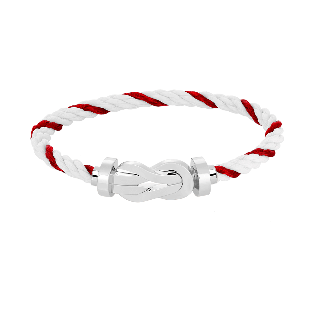 [Clara Jewels]CHANCE LARGE 8 FIGURE BUCKLE NO DIAMOND BRACELET SILVER