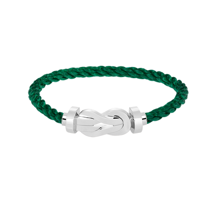 [Clara Jewels]CHANCE LARGE 8 FIGURE BUCKLE NO DIAMOND BRACELET SILVER