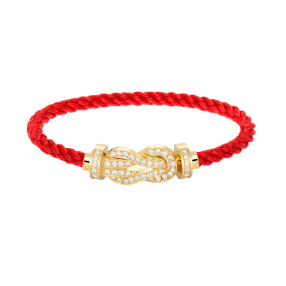 [Clara Jewels]CHANCE LARGE 8 FIGURE BUCKLE FULLDIAMOND BRACELET GOLD