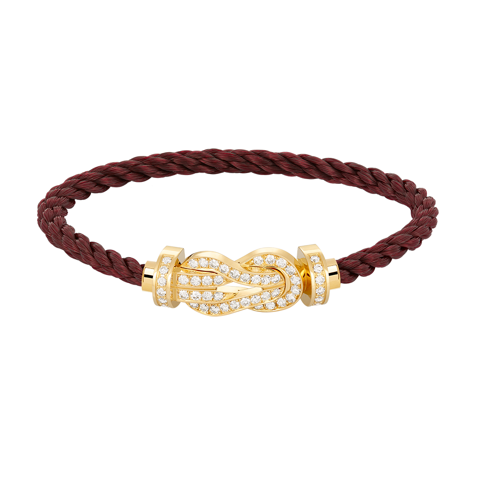 [Clara Jewels]CHANCE LARGE 8 FIGURE BUCKLE FULLDIAMOND BRACELET GOLD