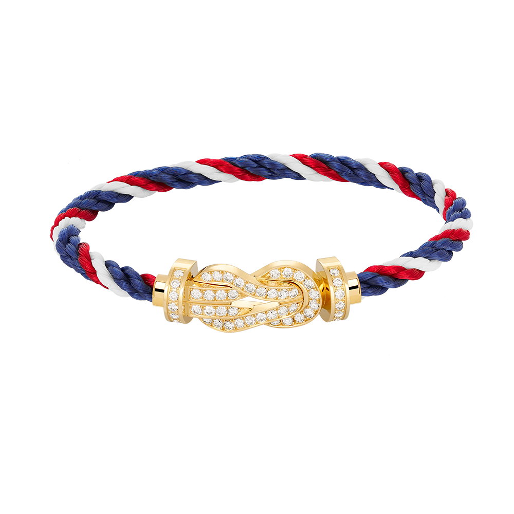 [Clara Jewels]CHANCE LARGE 8 FIGURE BUCKLE FULLDIAMOND BRACELET GOLD