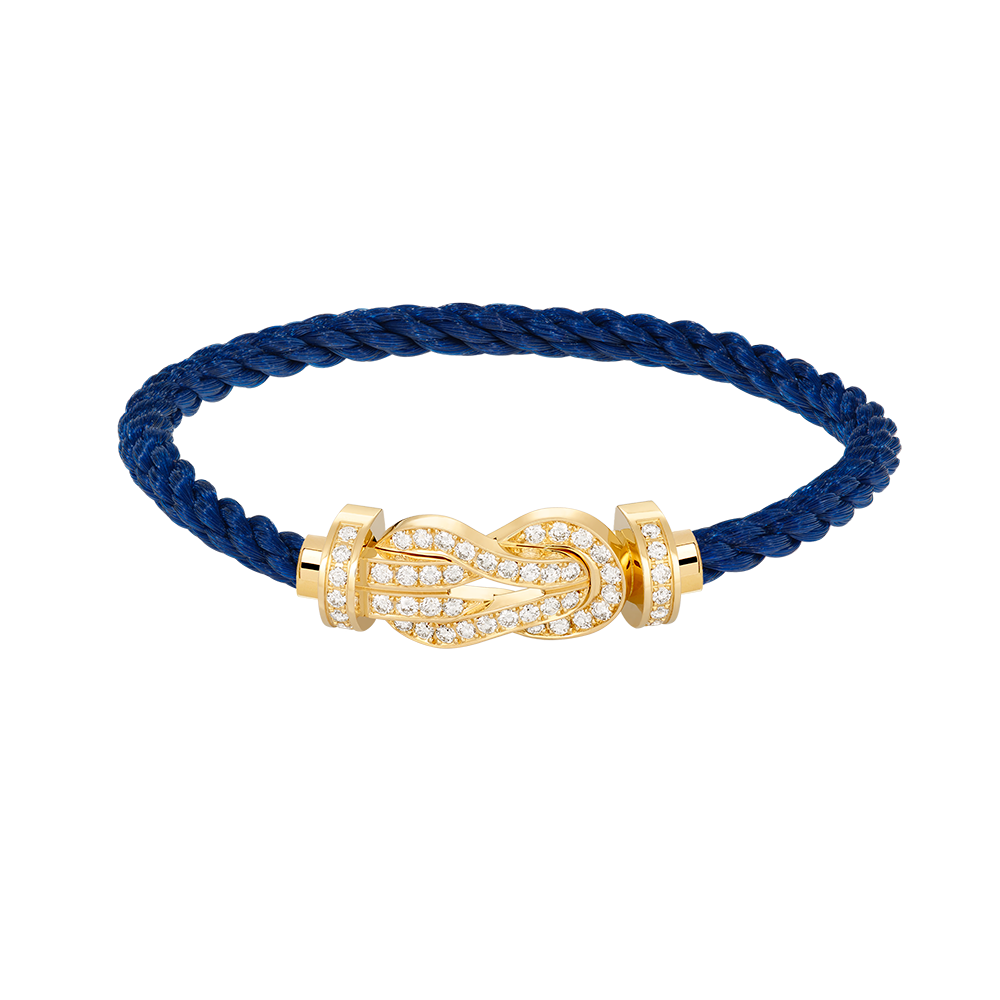 [Clara Jewels]CHANCE LARGE 8 FIGURE BUCKLE FULLDIAMOND BRACELET GOLD