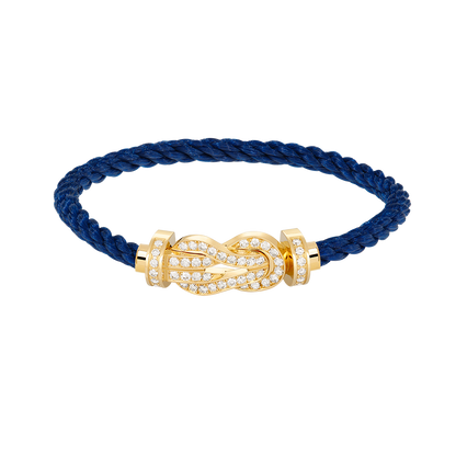 [Clara Jewels]CHANCE LARGE 8 FIGURE BUCKLE FULLDIAMOND BRACELET GOLD