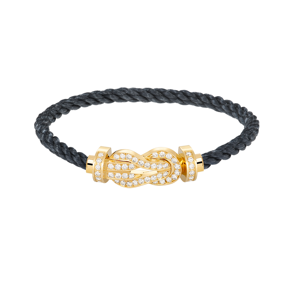 [Clara Jewels]CHANCE LARGE 8 FIGURE BUCKLE FULLDIAMOND BRACELET GOLD