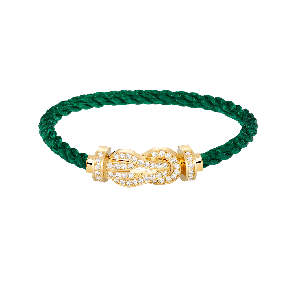 [Clara Jewels]CHANCE LARGE 8 FIGURE BUCKLE FULLDIAMOND BRACELET GOLD