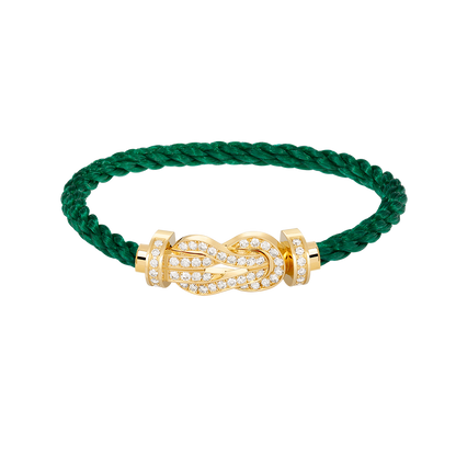 [Clara Jewels]CHANCE LARGE 8 FIGURE BUCKLE FULLDIAMOND BRACELET GOLD