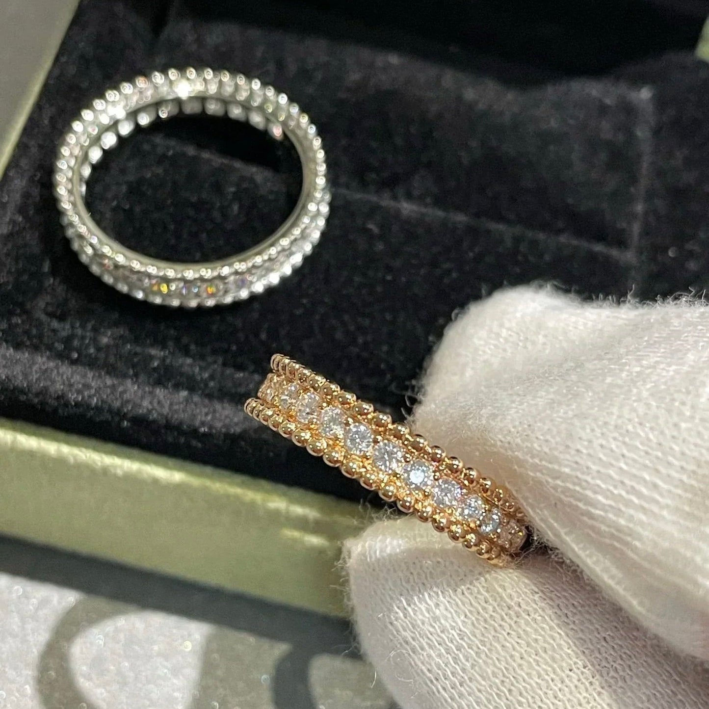 [Clara Jewels]PERLEE DIAMOND SILVER RING