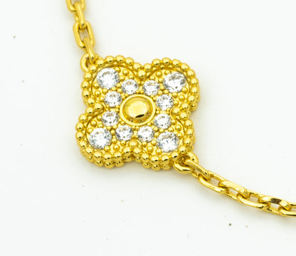 [Clara Jewels] CLOVER 5 MOTIF LASER BRACELET COLLECTION