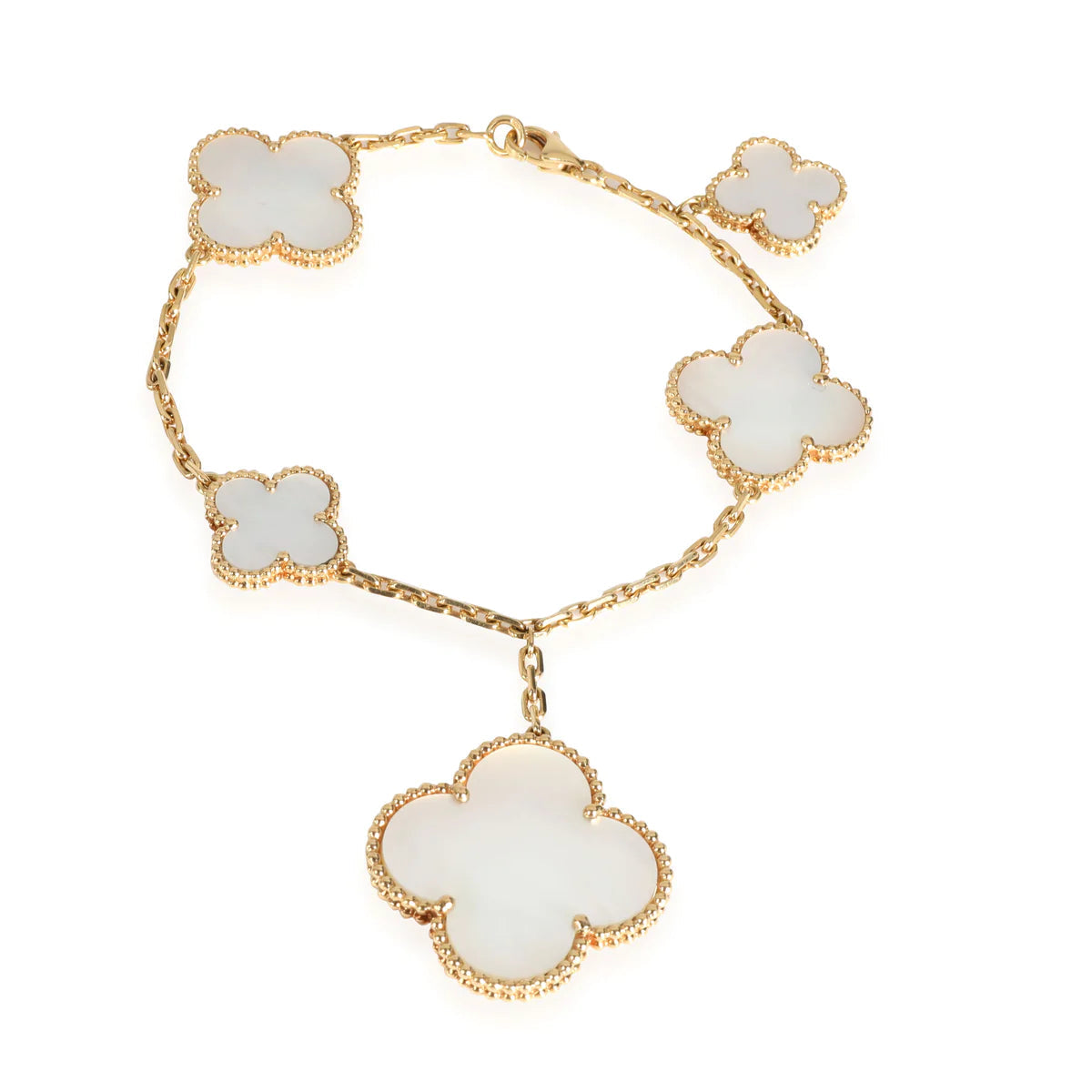 [Clara Jewels]MAGIC CLOVER MOP GOLD BRACELET 5 MOTIFS