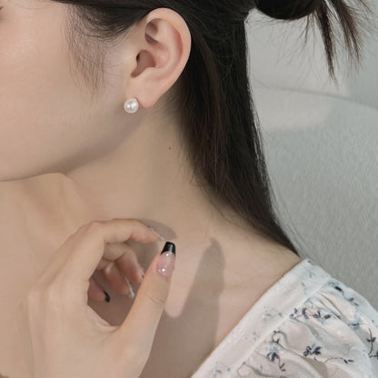 [Clara Jewels]Delicate Pearl Earrings