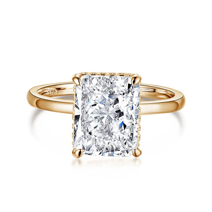 [Clara Jewels]4.0 Carat Ornate Enchanting Radiand Cut Banquet Ring