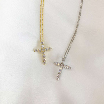 [Clara Jewels]Unique Cross Shape Necklace