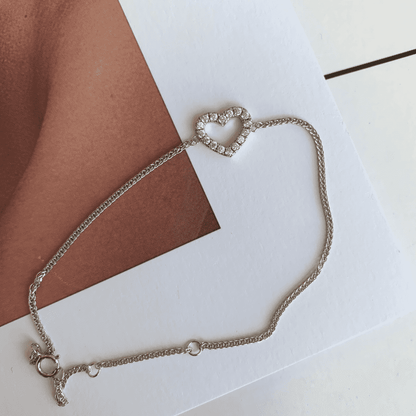 [Clara Jewels]Heart Shape Lover Bracelet