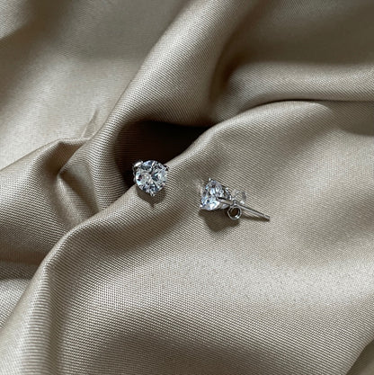 [Clara Jewels]Dainty Round Shape Earrings