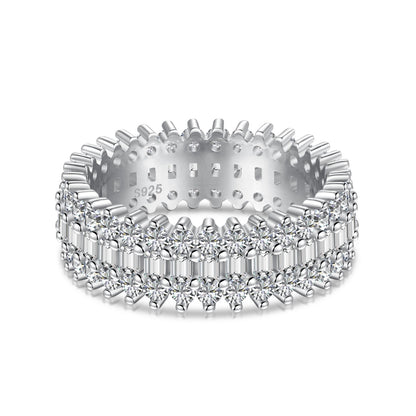 [Clara Jewels]Ornate Colorful Radiant Cut Daily Ring
