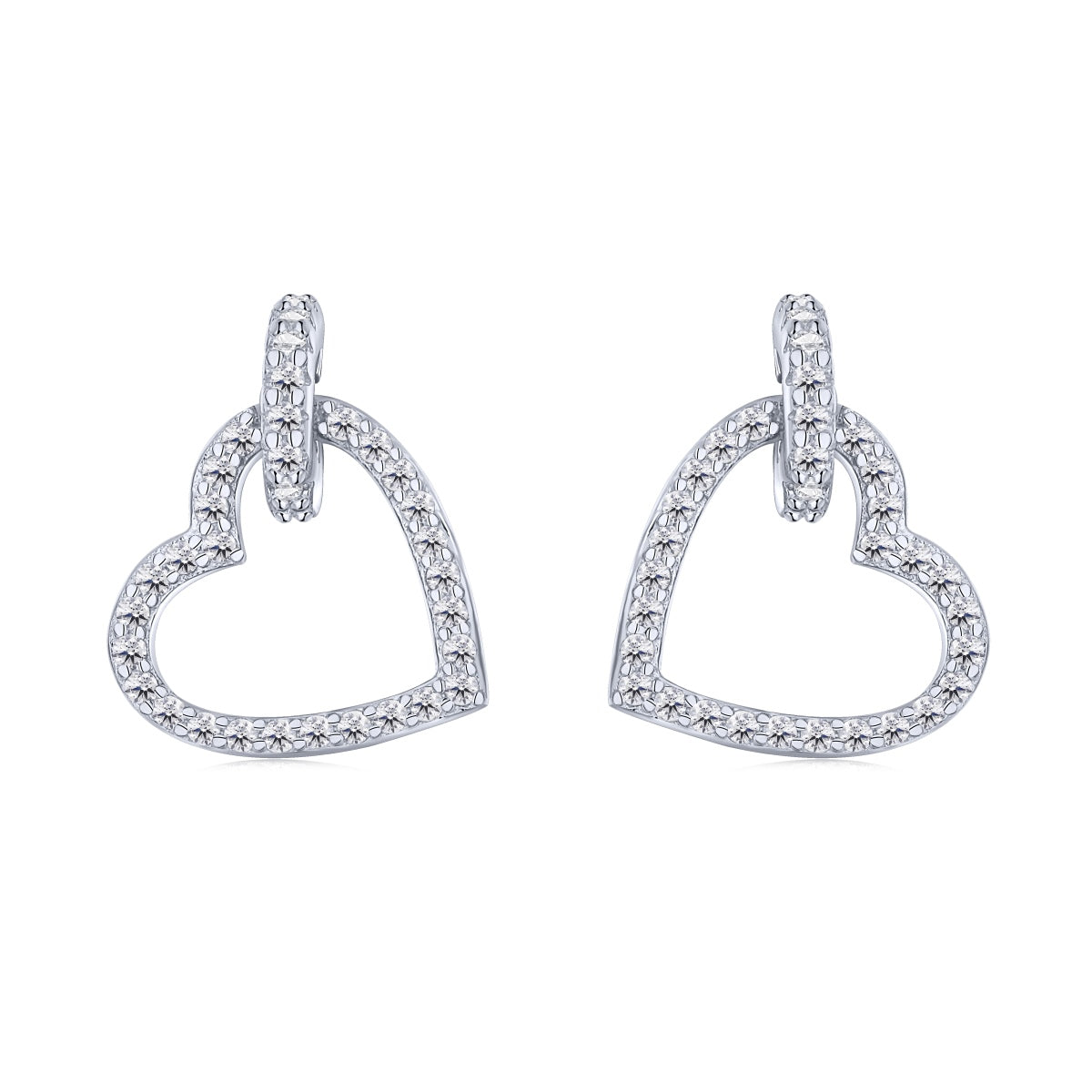 [Clara Jewels]Dainty Heart Shape Earrings