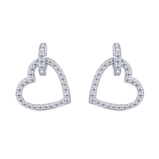 [Clara Jewels]Dainty Heart Shape Earrings