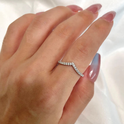[Clara Jewels]Elaborate Tennis Band Ring