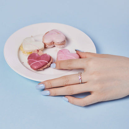 [Clara Jewels]Delicate Vibrant Emerald Cut Daily Ring