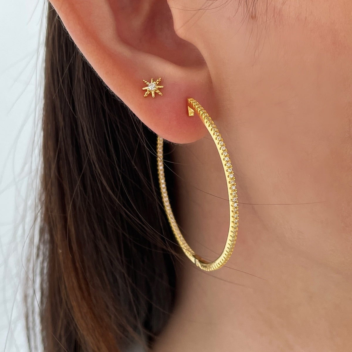 [Clara Jewels]Popular Large Hoop Earrings