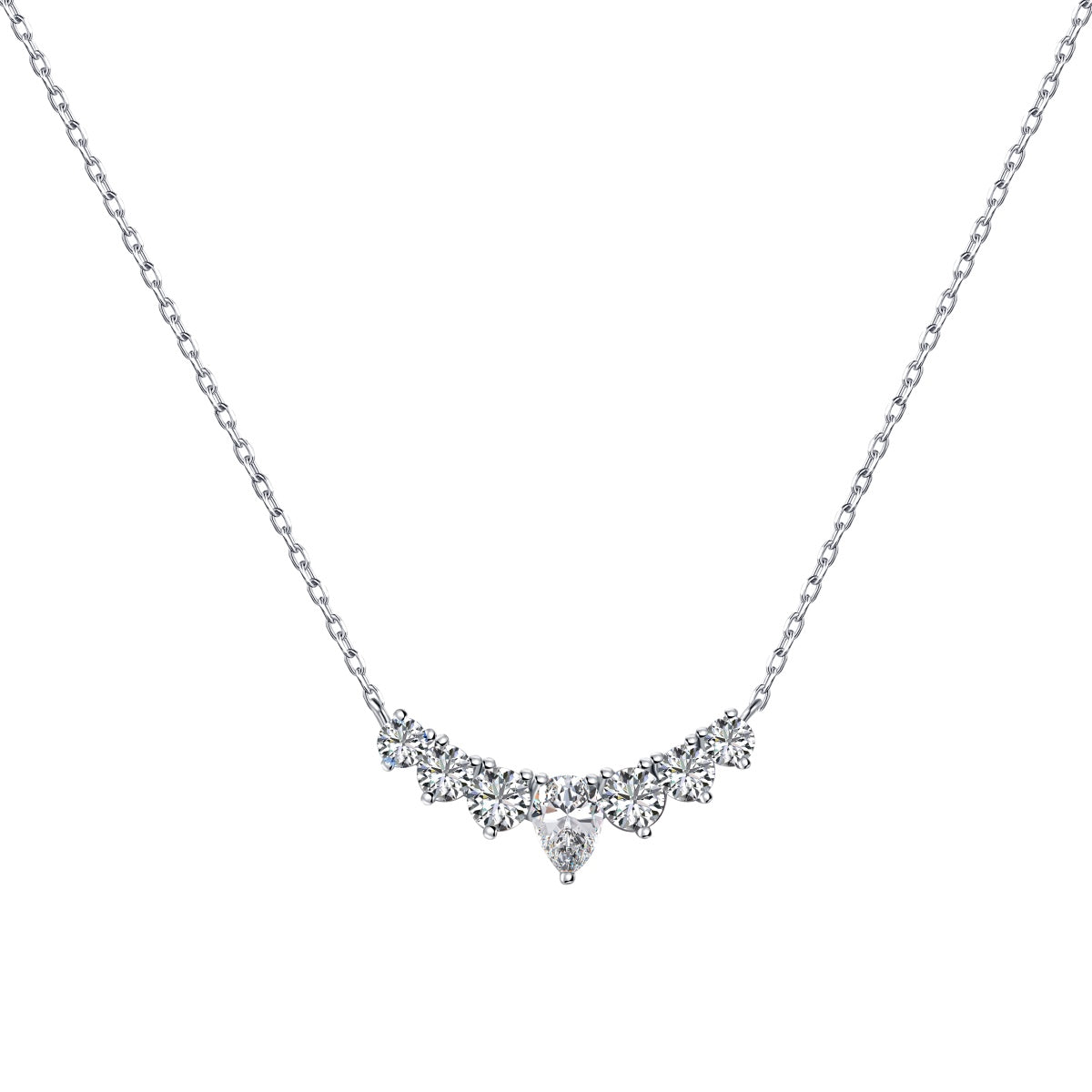 [Clara Jewels]Dainty Colorful Heart Necklace