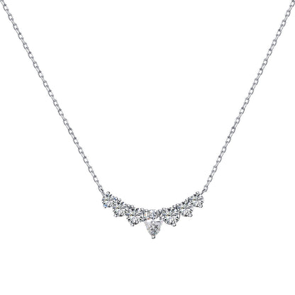 [Clara Jewels]Dainty Colorful Heart Necklace