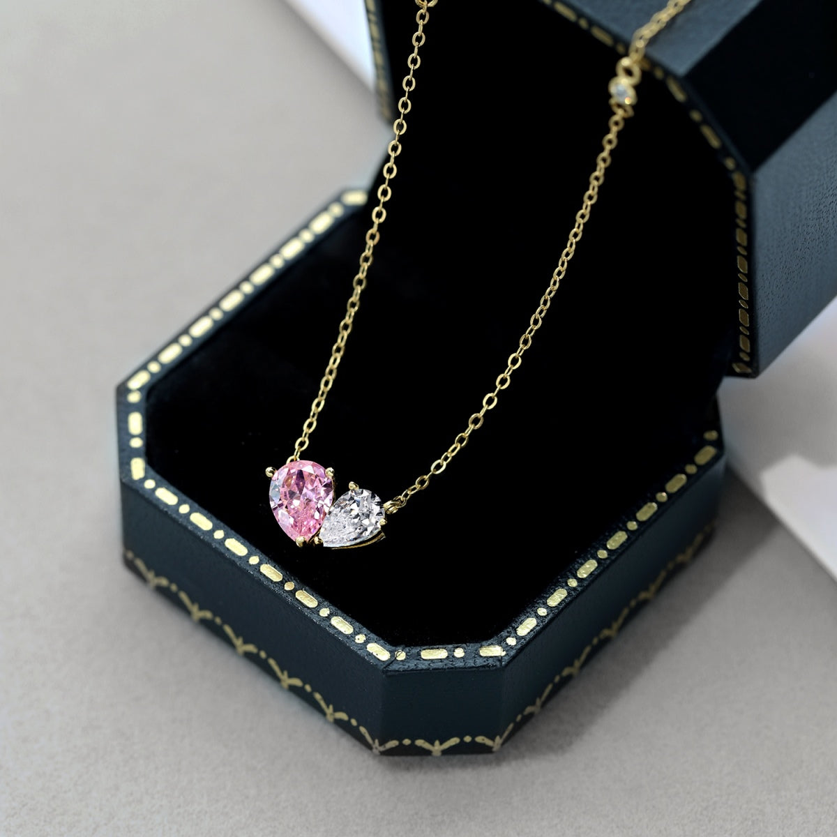 [Clara Jewels]Unique Heart Shape Necklace