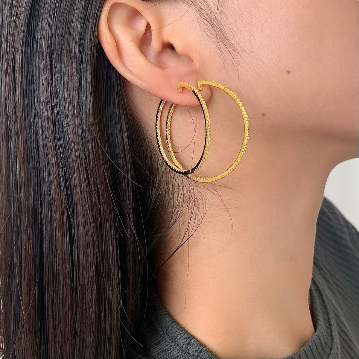 [Clara Jewels]Popular Large Hoop Earrings