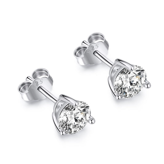 [Clara Jewels]Dainty Round Shape Earrings