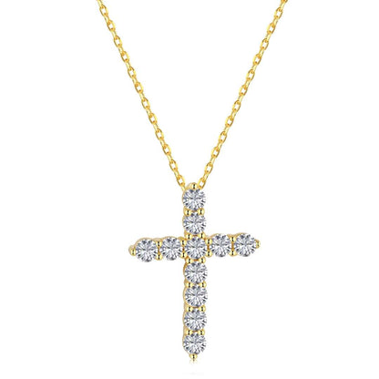 [Clara Jewels]Unique Cross Shape Necklace
