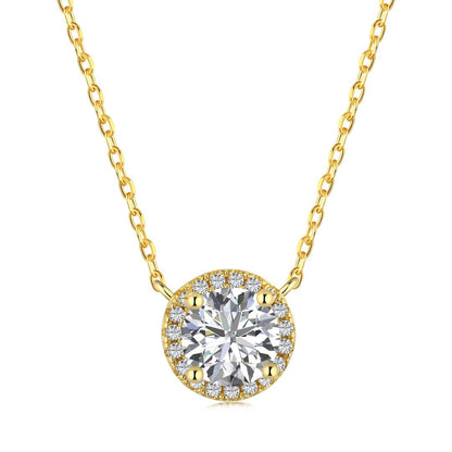 [Clara Jewels]Luxurious Round Cut Necklace