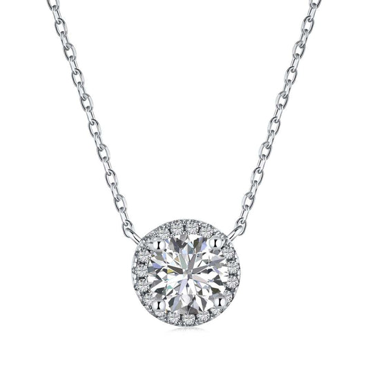 [Clara Jewels]Luxurious Round Cut Necklace