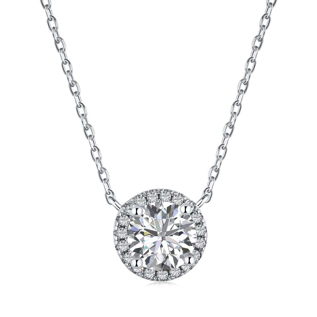 [Clara Jewels]Luxurious Round Cut Necklace