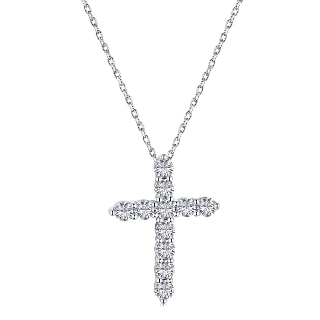 [Clara Jewels]Unique Cross Shape Necklace