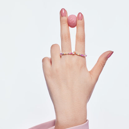 [Clara Jewels]Exquisite Multicolored Emerald Cut Daily Ring